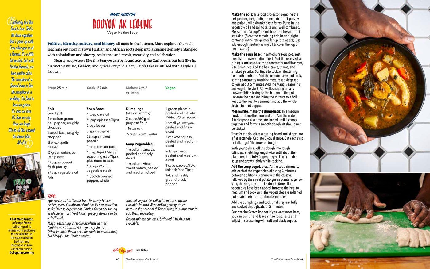 Depanneur Cookbook Marc Kusitor Bouyon p46