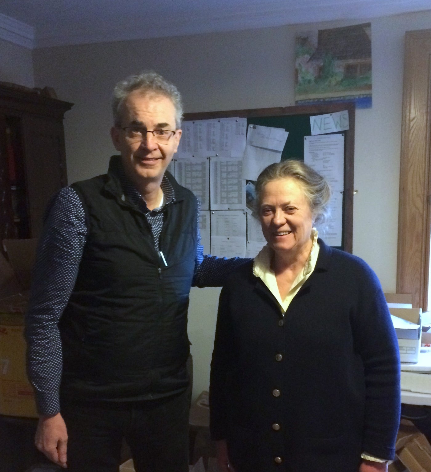 Julian with Jane Hasell-McCosh, founder of the World Marmalade Awards c. 2018.