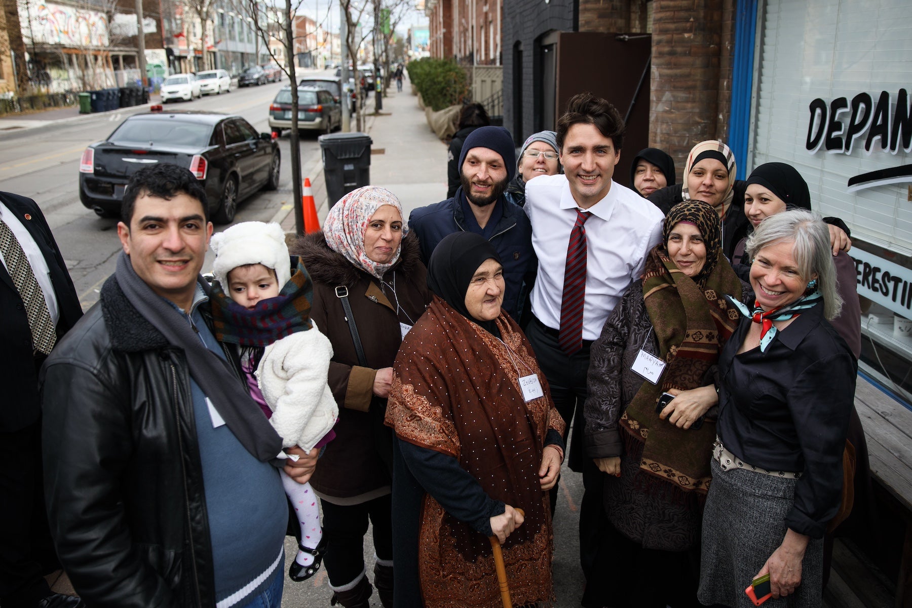 Justin Trudeau visits Newcomer Kitchen