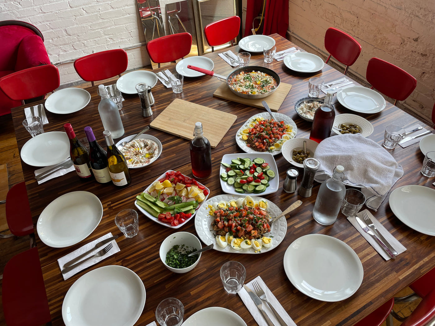 table of food